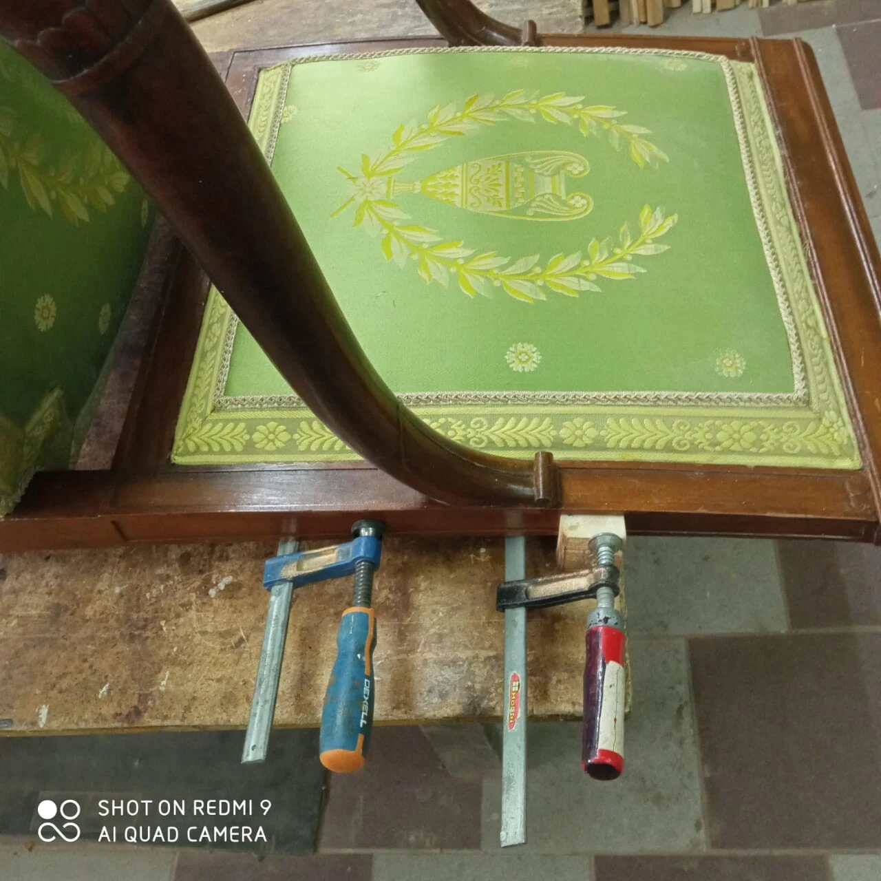 Фото в процессе реставрации. Часть 2. Инвентарный номер: 17-3441