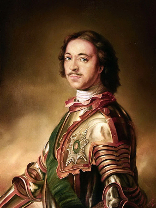 Пётр I Алексеевич, прозванный Великим (1672 —1725), последний царь всея Руси и первый император Всероссийский 