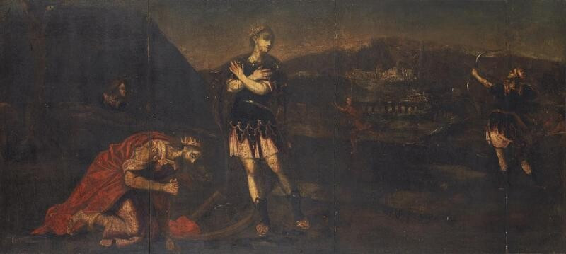 Французская школа живописи, XVI в. Эпизоды из жизни царя Давида и Ионафана