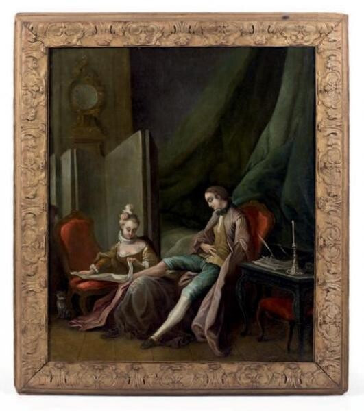 Французская школа живописи XVIII в. Чулок